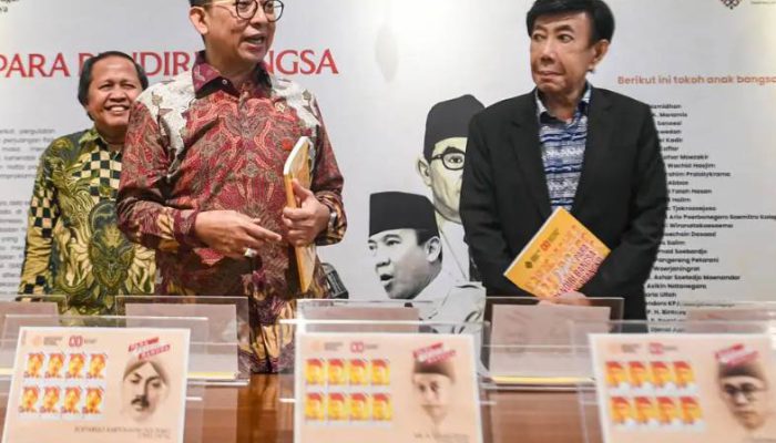 Rayakan Kemerdekaan, Kemenbud Rilis Prangko Spesial Bergambar Pendiri Bangsa