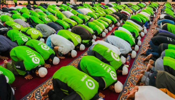 Ribuan Driver Gojek Peringati Maulid Nabi, Doakan Persatuan dan Perdamaian Bangsa
