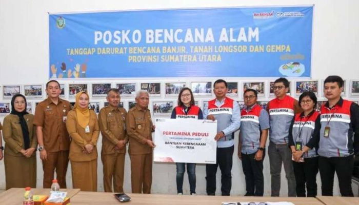 Banjir Sumatra, Pertagas Salurkan 8.000 Paket Bantuan Kemanusiaan
