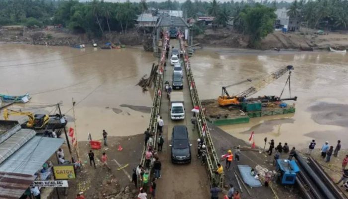 Jelang Ramadan, Pembangunan Jembatan di Aceh Dikebut