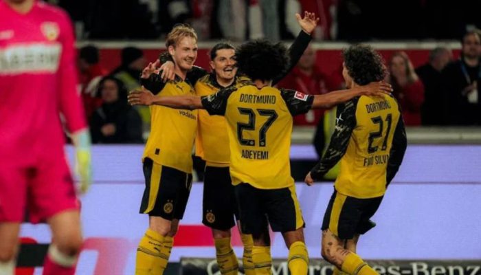 Dua Gol Telat Jadi Penentu Kemenangan Dortmund atas Stuttgart