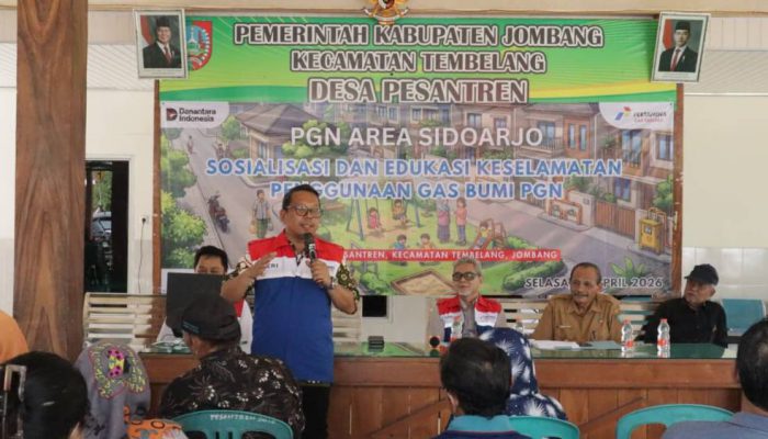 Sosialisasi di Jombang, PGN Tegaskan Keamanan Gas Bumi dengan Layanan 24 Jam