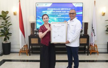 PGN Kantongi Sertifikasi ISO 55001 untuk Pengelolaan Infrastruktur Gas Bumi