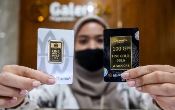 Emas Galeri24 dan UBS di Pegadaian Turun pada Perdagangan Jumat