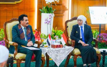 Khofifah Sambut Dubes Yaman di Grahadi, Bahas Peluang Investasi dan Pendidikan