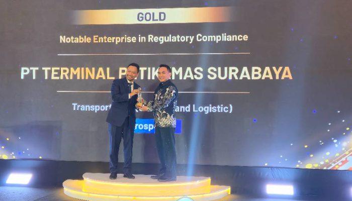 Budaya Kepatuhan Hukum Antar TPS Raih Gold Indonesia Regulatory Compliance Awards 2026