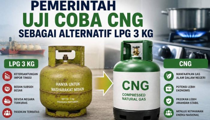 Kementerian ESDM Pastikan Tabung CNG 3 Kg Tidak Perlu Dibeli Masyarakat, Cukup Tukar Isi Gas
