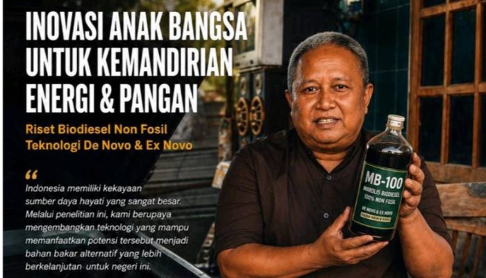 Peneliti Asal Madiun Kembangkan Marolis Biodiesel MB-100, Inovasi Anak Bangsa untuk Kemandirian Energi dan Pangan