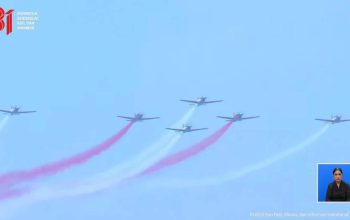 HUT ke-81 RI, 81 Alutsista TNI AU Tampil dalam Demo Udara di Langit Jakarta
