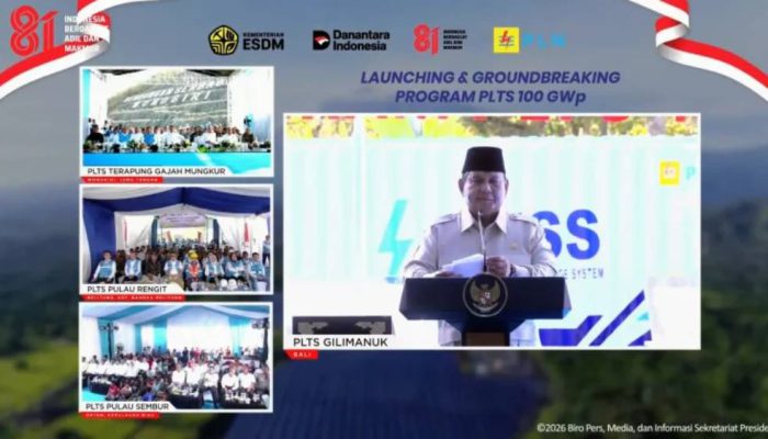 Program PLTS 100 GWp Bergulir, Sejumlah Proyek Masuk Tahap Konstruksi dan Tender